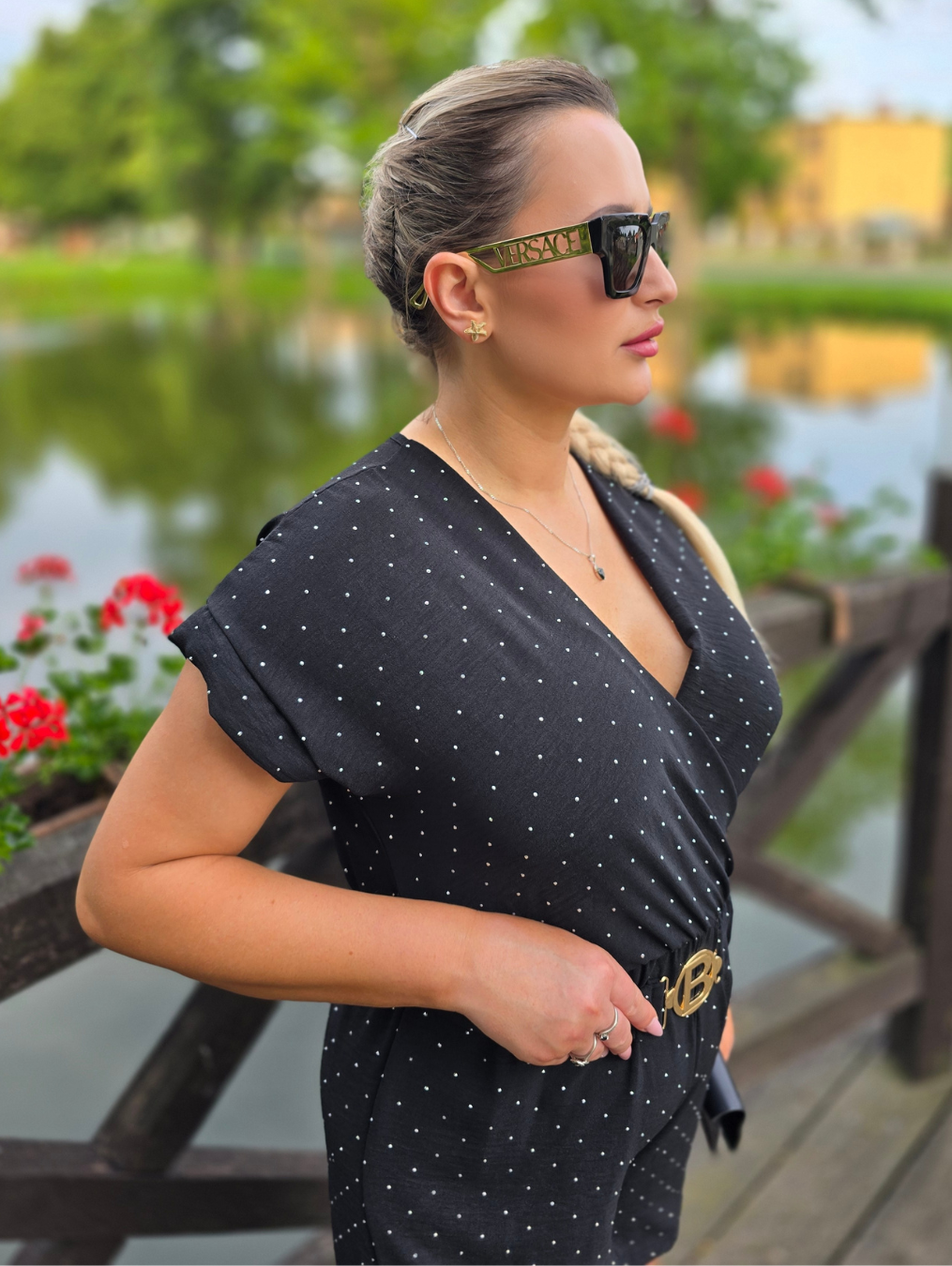 Kombinezon Sofia - Elegancka Czerń - obrazek 4