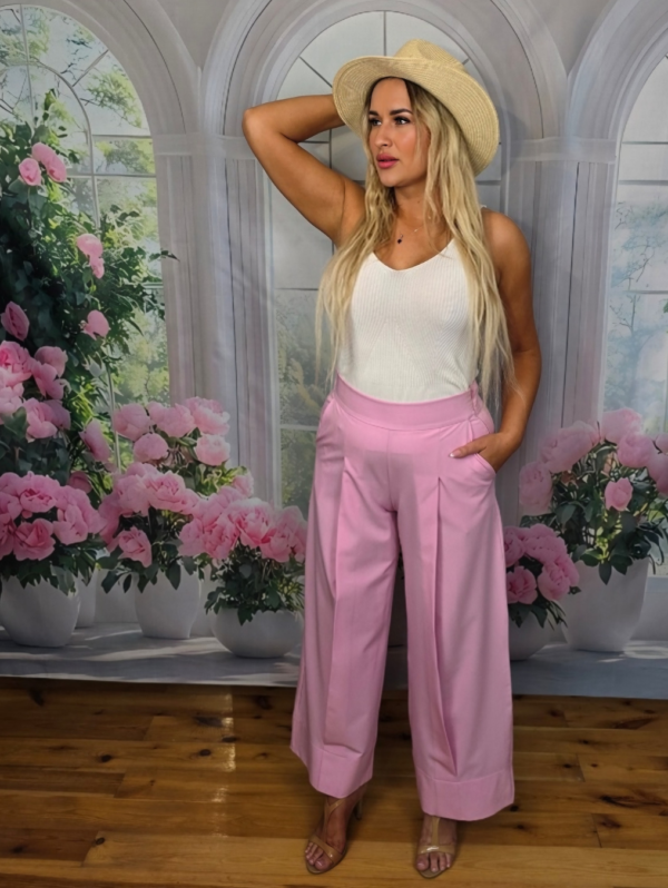 Spodnie Lumina Bella Rosa – Różowe