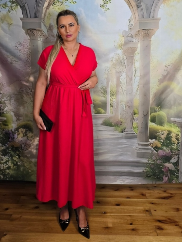 Sukienka Bella Avina – Czerwona
