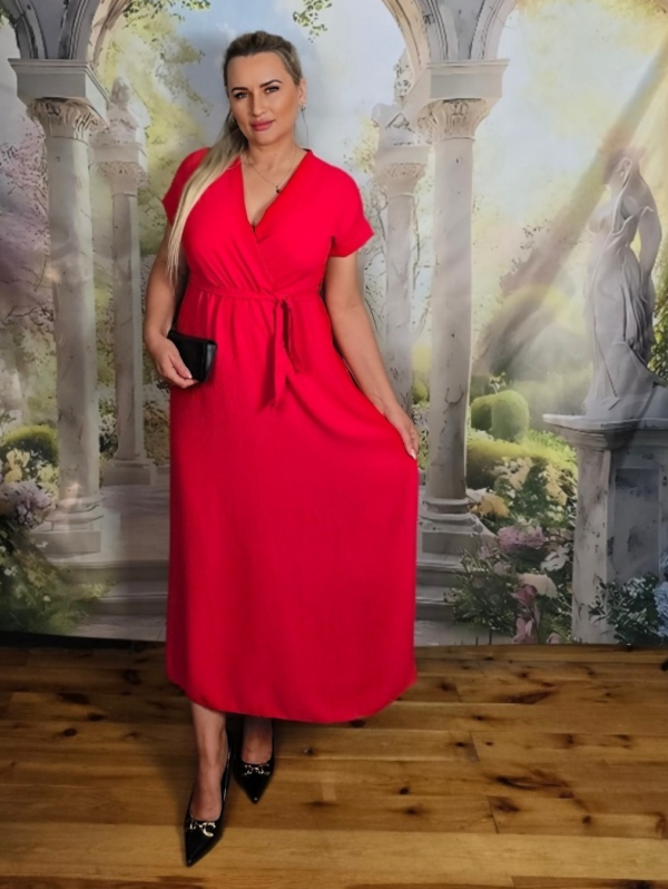 Sukienka Bella Avina – Czerwona