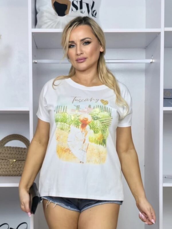 Bawełniany T-Shirt Bella Italia – Tuscany
