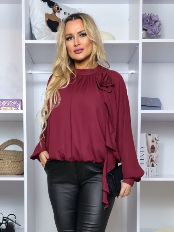 Bluzka Bella Viviana – Bordowa